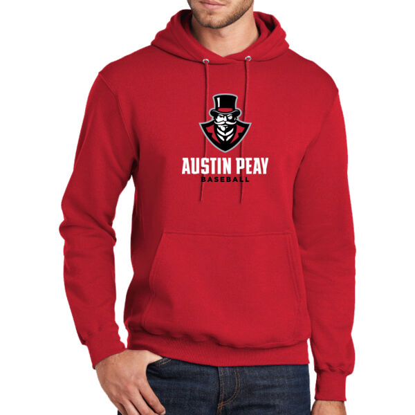 APSU Baseball  - Tall Core Fleece Pullover Hooded Sweatshirt Thumbnail