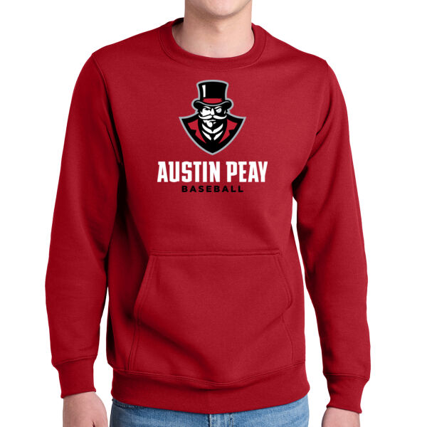 APSU Baseball  - Core Fleece Crewneck Pocket Sweatshirt Thumbnail