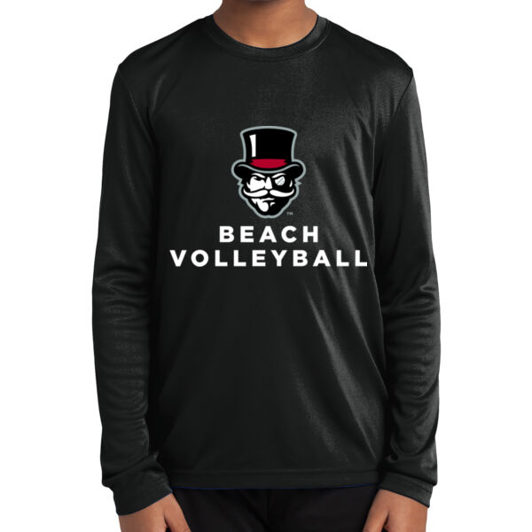APSU Beach Volleyball  - Youth Long Sleeve PosiCharge ® Competitor Tee Thumbnail