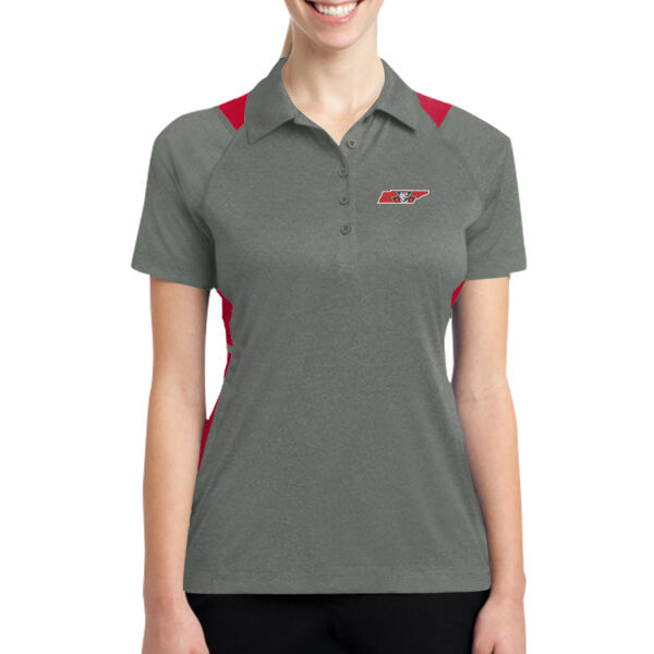 Austin Peay Governors - Ladies Heather Colorblock Contender Polo Thumbnail