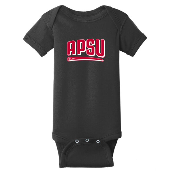 APSU Est.1927 - Infant Short Sleeve Baby Rib Bodysuit Thumbnail