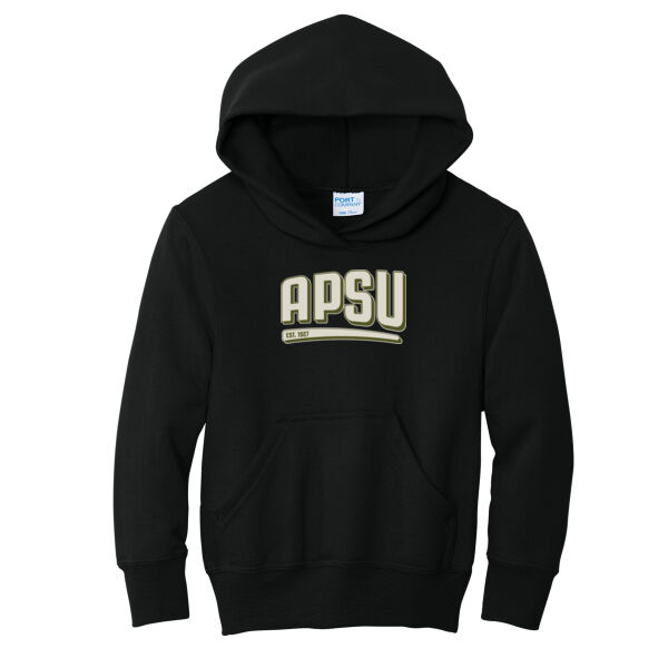 MILITARY- APSU Est.1927 - Youth Core Fleece Pullover Hooded Sweatshirt Thumbnail