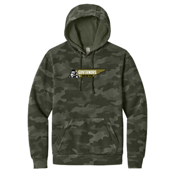 MILITARY- APSU STATE - Wash Camo Fleece Hoodie Thumbnail