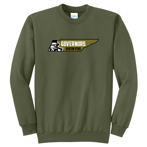 MILITARY- APSU STATE - Core Fleece Crewneck Sweatshirt Thumbnail
