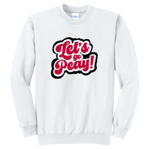 Lets Go Peay  - Core Fleece Crewneck Sweatshirt Thumbnail