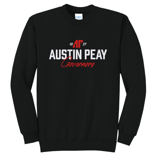 APSU Governors- Embroidery  - Core Fleece Crewneck Sweatshirt Thumbnail