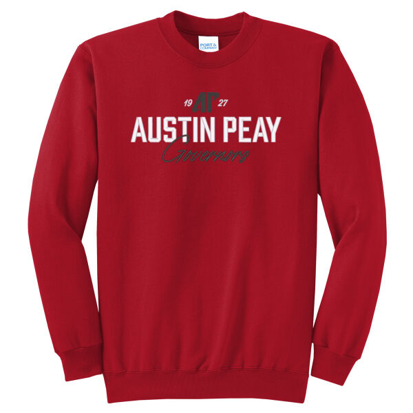 APSU Governors- Embroidery  - Core Fleece Crewneck Sweatshirt Thumbnail