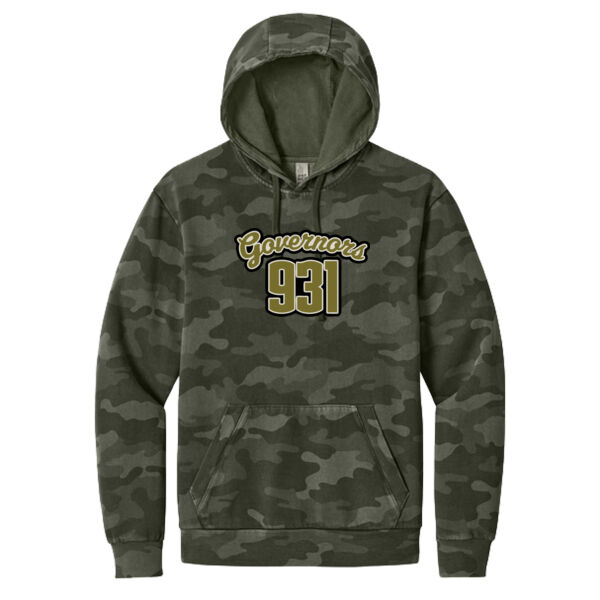 MILITARY GOVERNORS 931 - Wash Camo Fleece Hoodie Thumbnail