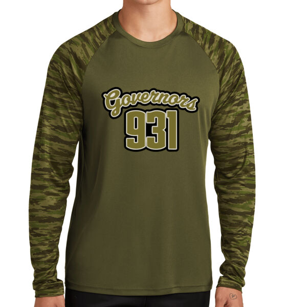 MILITARY GOVERNORS 931 - Drift Camo Colorblock Long Sleeve Tee Thumbnail