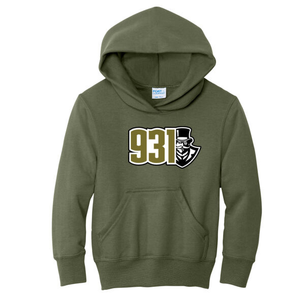 APSU 931 - Youth Core Fleece Pullover Hooded Sweatshirt Thumbnail