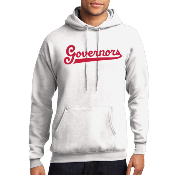 Governors Script  - Core Fleece Pullover Hooded Sweatshirt Thumbnail
