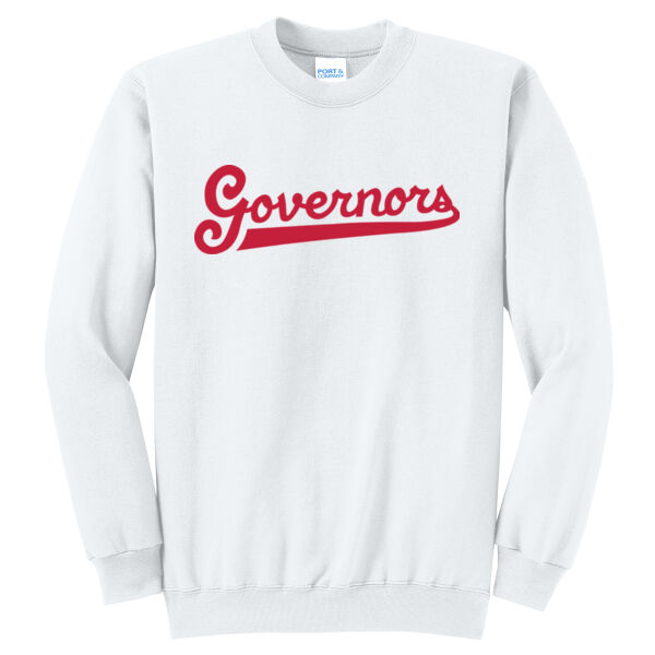 Governors Script  - Core Fleece Crewneck Sweatshirt Thumbnail