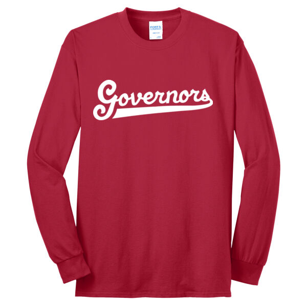 Governors Script  - Long Sleeve Core Blend Tee Thumbnail