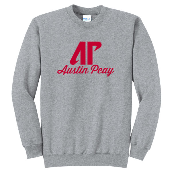 Austin Peay Cursive  - Core Fleece Crewneck Sweatshirt Thumbnail