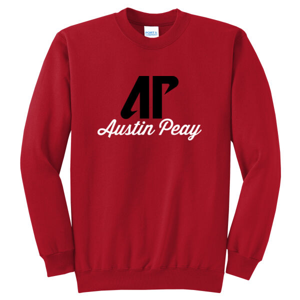 Austin Peay Cursive  - Core Fleece Crewneck Sweatshirt Thumbnail
