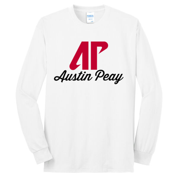 Austin Peay Cursive  - Long Sleeve Core Blend Tee Thumbnail