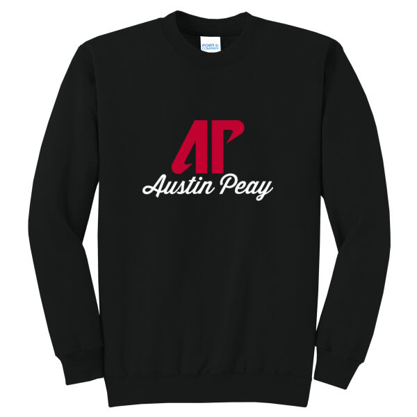 Austin Peay Cursive  - Core Fleece Crewneck Sweatshirt Thumbnail