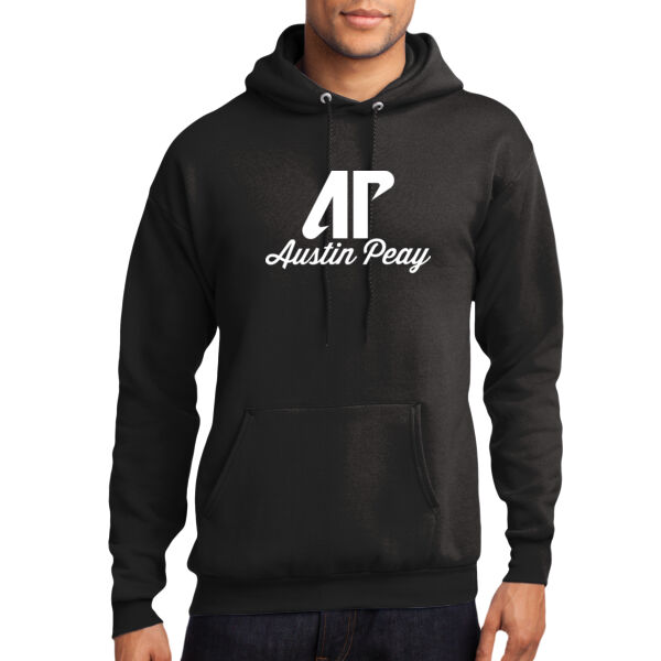 Austin Peay Cursive  - Core Fleece Pullover Hooded Sweatshirt Thumbnail