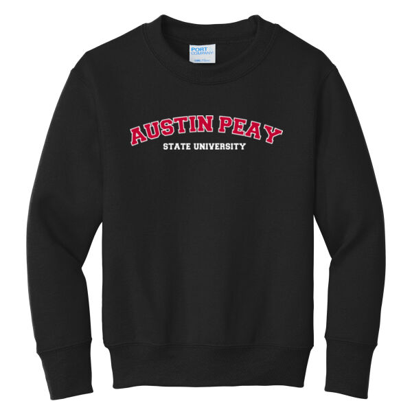 Austin Peay Collegiate  - Youth Core Fleece Crewneck Sweatshirt Thumbnail