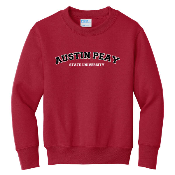 Austin Peay Collegiate  - Youth Core Fleece Crewneck Sweatshirt Thumbnail