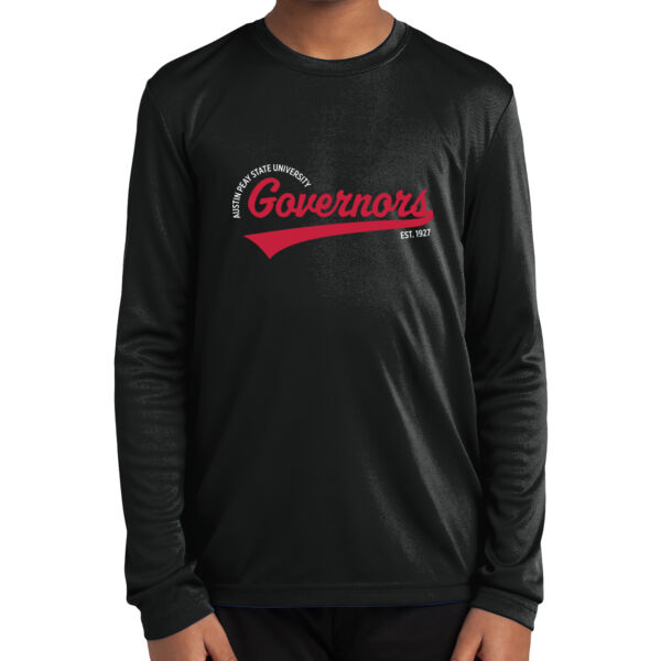 AP Governors - Youth Long Sleeve PosiCharge ® Competitor Tee Thumbnail