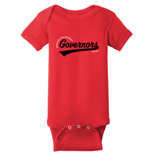 AP Governors - Infant Short Sleeve Baby Rib Bodysuit Thumbnail
