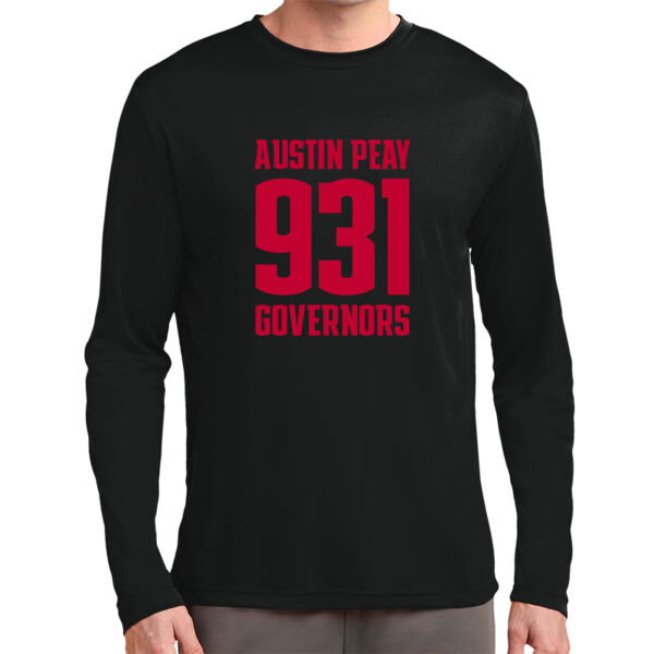 931 Stacked  - Tall Long Sleeve PosiCharge ® Competitor Tee Thumbnail