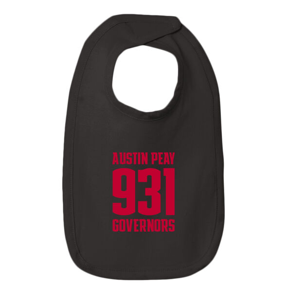 931 Stacked  - Infant Premium Jersey Bib Thumbnail