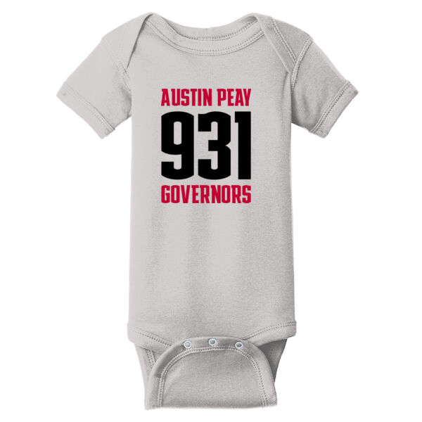 931 Stacked  - Infant Short Sleeve Baby Rib Bodysuit Thumbnail