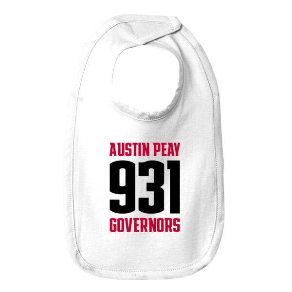 931 Stacked  - Infant Premium Jersey Bib Thumbnail