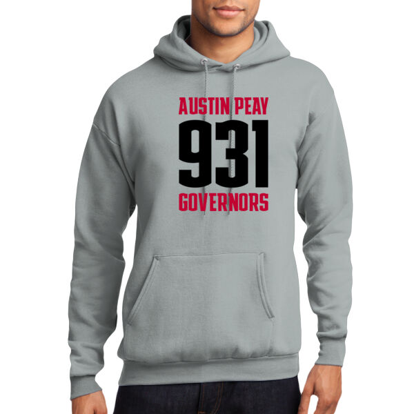 931 Stacked  - Core Fleece Pullover Hooded Sweatshirt Thumbnail