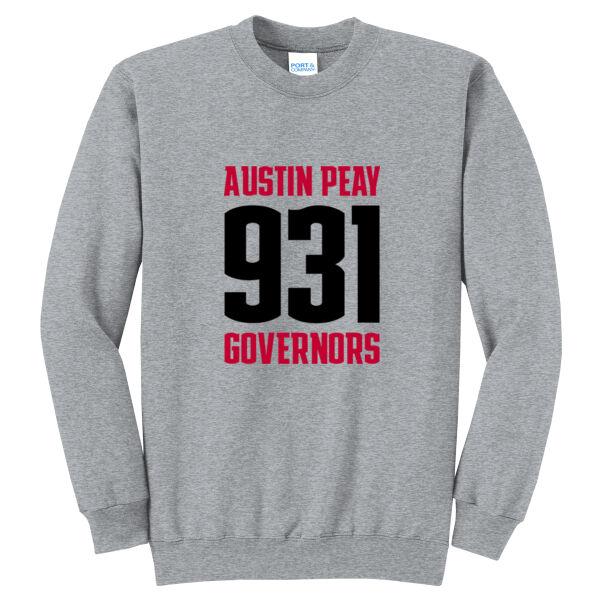 931 Stacked  - Core Fleece Crewneck Sweatshirt Thumbnail