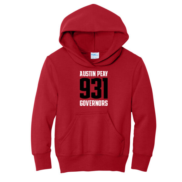 931 Stacked  - Youth Core Fleece Pullover Hooded Sweatshirt Thumbnail