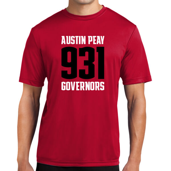 931 Stacked  - Tall PosiCharge ® Competitor Tee Thumbnail
