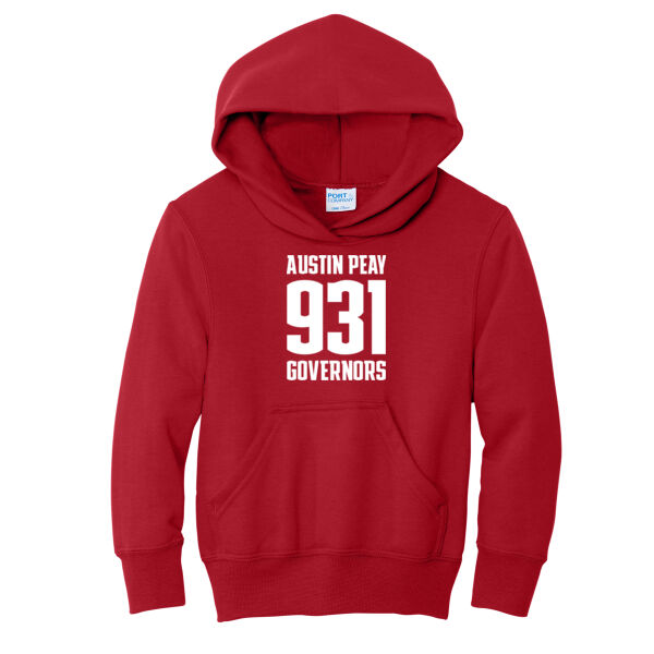 931 Stacked  - Youth Core Fleece Pullover Hooded Sweatshirt Thumbnail