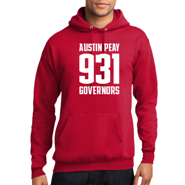 931 Stacked  - Core Fleece Pullover Hooded Sweatshirt Thumbnail