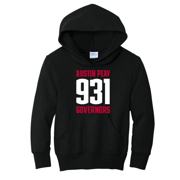 931 Stacked  - Youth Core Fleece Pullover Hooded Sweatshirt Thumbnail