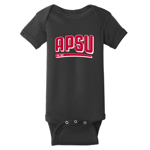 APSU - Infant Short Sleeve Baby Rib Bodysuit Thumbnail