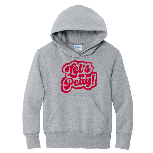 Lets Go Peay  - Youth Core Fleece Pullover Hooded Sweatshirt Thumbnail