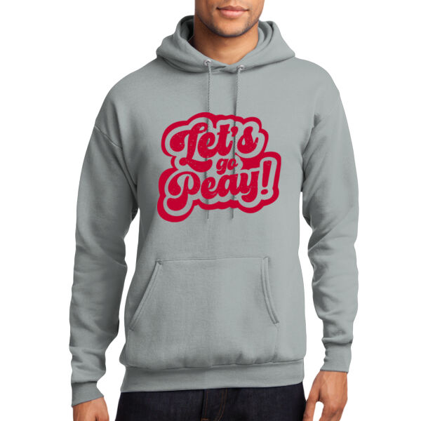 Lets Go Peay  - Core Fleece Pullover Hooded Sweatshirt Thumbnail