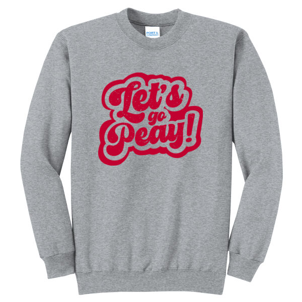Lets Go Peay  - Core Fleece Crewneck Sweatshirt Thumbnail
