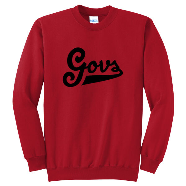 Govs Script  - Core Fleece Crewneck Sweatshirt Thumbnail