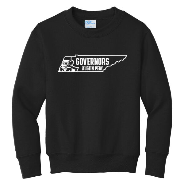 Governors State APSU  - Youth Core Fleece Crewneck Sweatshirt Thumbnail