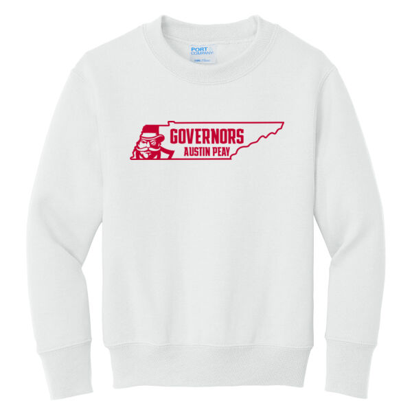 Governors State APSU  - Youth Core Fleece Crewneck Sweatshirt Thumbnail