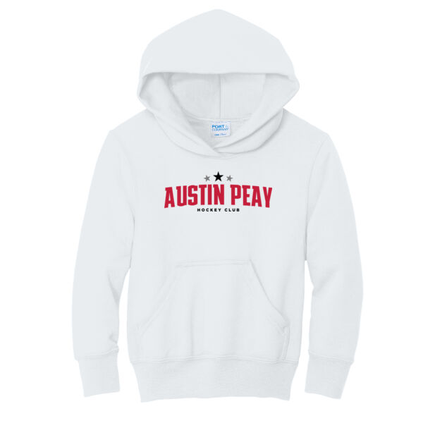 Austin Peay Hockey Club  - Youth Core Fleece Pullover Hooded Sweatshirt Thumbnail