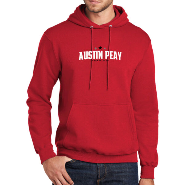 Austin Peay Hockey Club  - Tall Core Fleece Pullover Hooded Sweatshirt Thumbnail