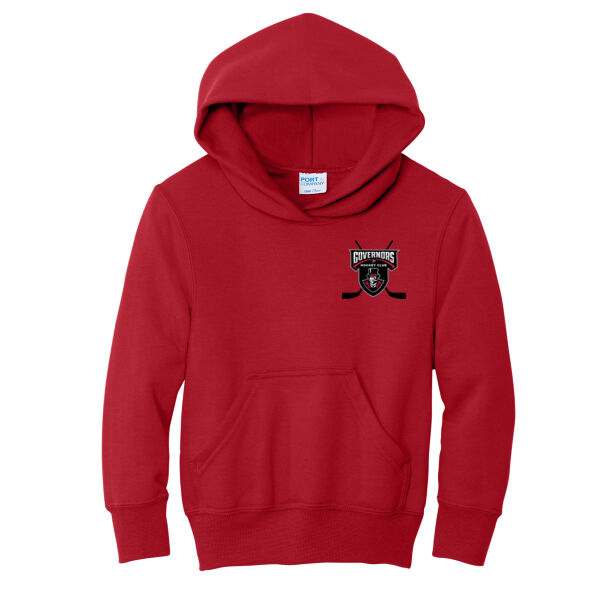 Austin Peay Hockey Club  - Youth Core Fleece Pullover Hooded Sweatshirt Thumbnail