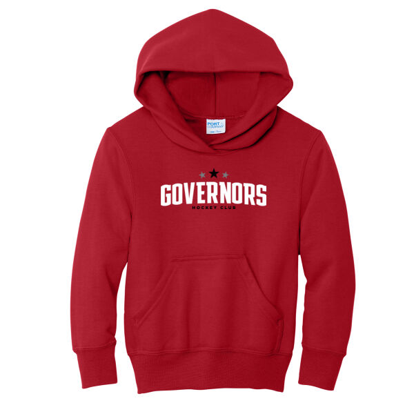 Austin Peay Hockey Club  - Youth Core Fleece Pullover Hooded Sweatshirt Thumbnail