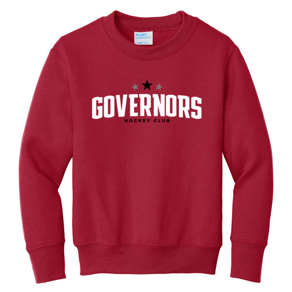 Austin Peay Hockey Club  - Youth Core Fleece Crewneck Sweatshirt Thumbnail