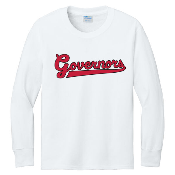 APSU Hockey Club  - Youth Long Sleeve Core Cotton Tee Thumbnail